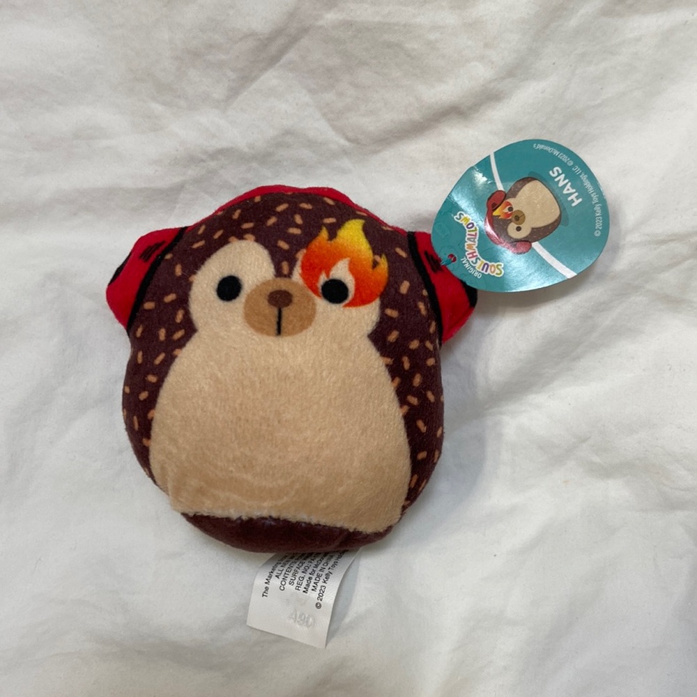 Squishmallows McDonald’s Happy Meal Toy Hans the Hedgehog w/ character tag.